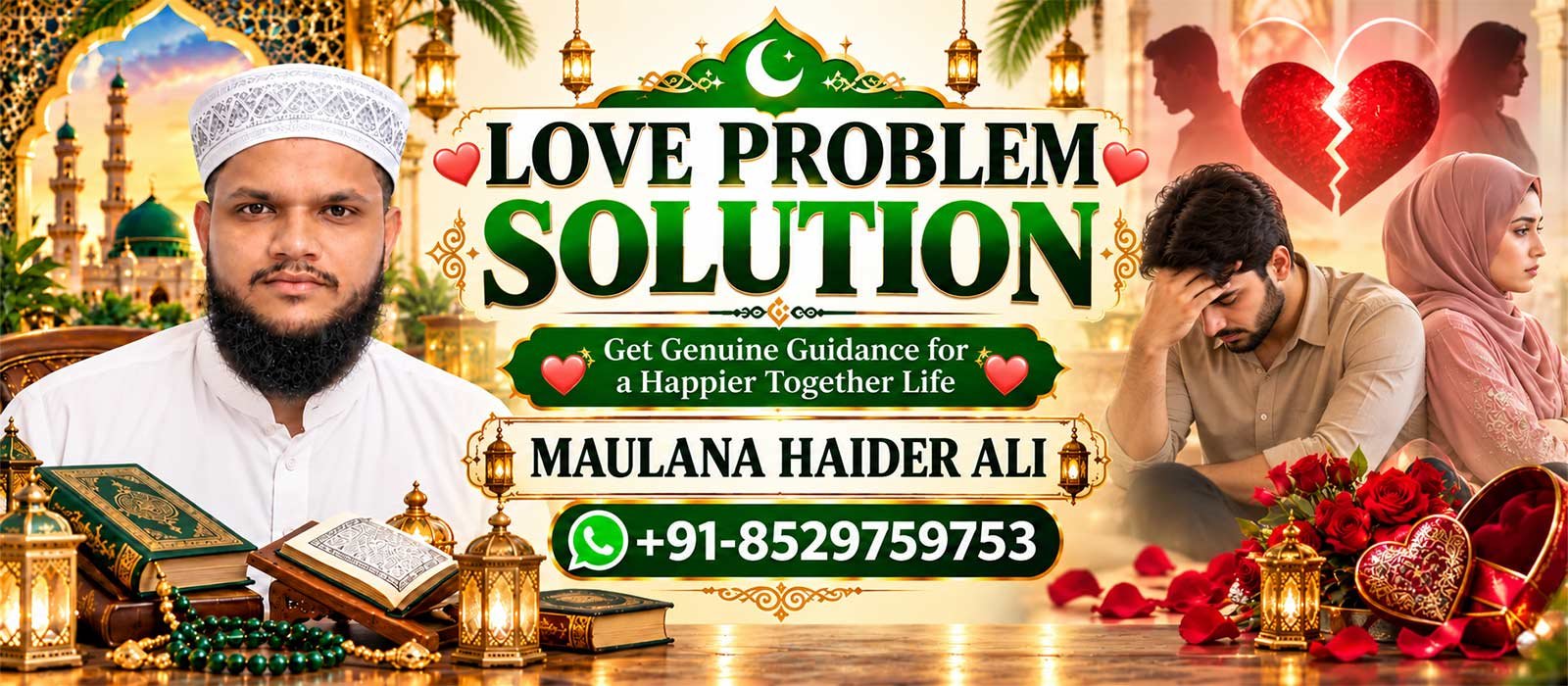 Maulana Haider Ali – astrology solutions for love and family problems